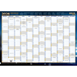 2026 Writeraze ( write on/wipe off ) Wall Planner 500x700mm Laminated 2026, 10600-26